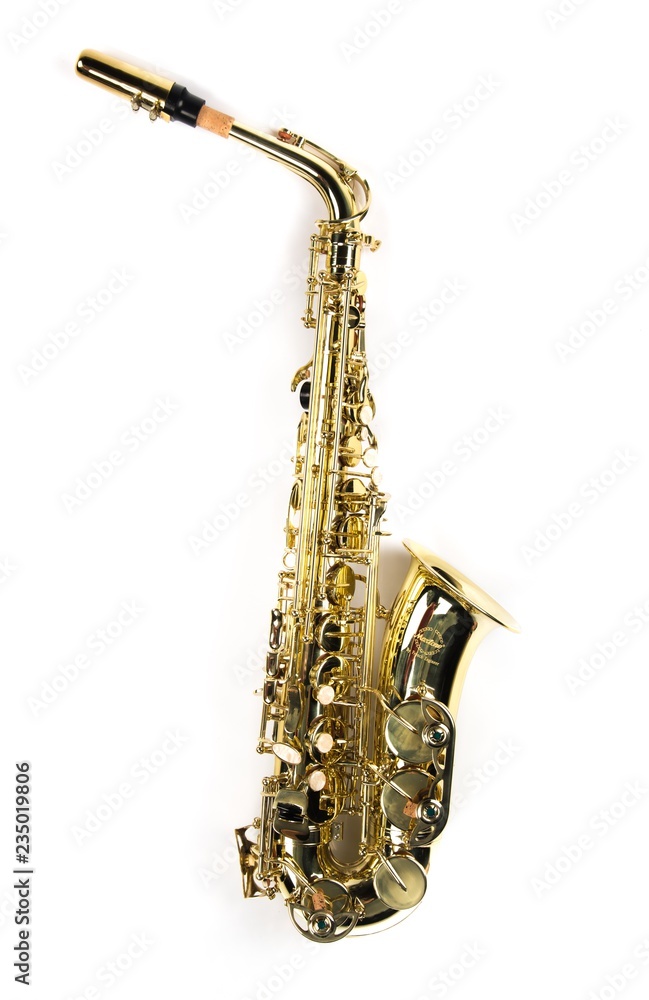 Naklejka premium Single Saxophone