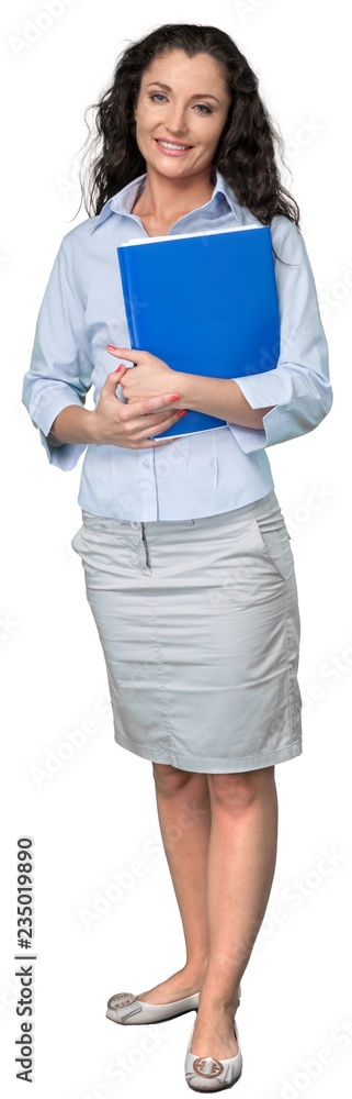 Portrait of a Confident Businesswoman / Secretary Portrait of a Confident Businesswoman / Secretary