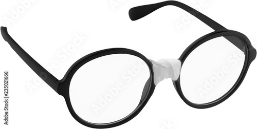 Eyeglasses With Broken bridge - Isolated