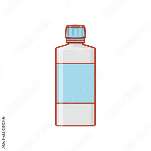 bottle of water isolated icon