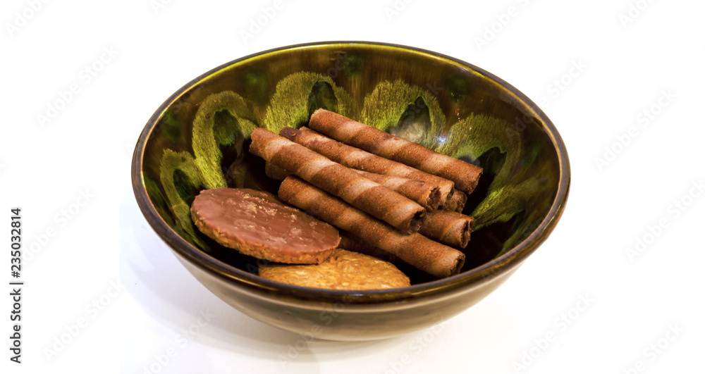 cookies and  bread rolls