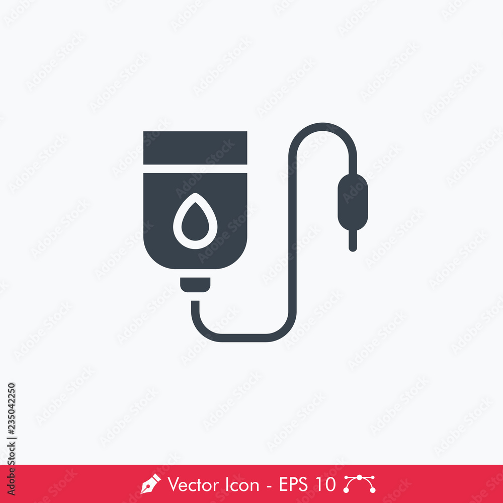 Blood Infus (Transfusion) Icon / Vector Blood Infus (Transfusion) Icon / Vector