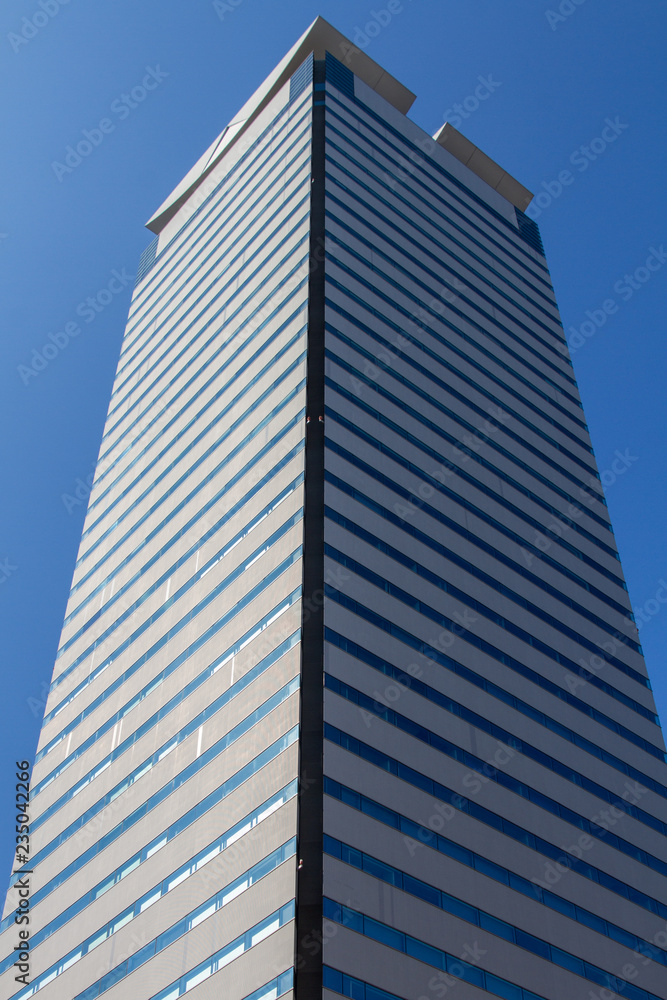 Tokyo, Japan - November 3, 2016. Modern skyscraper office buildings in Tokyo City in Japan. Tokyo, Japan - November 3, 2016. Modern skyscraper office buildings in Tokyo City in Japan.