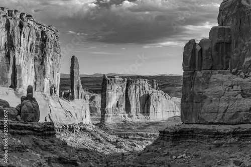 Arches National Park in Black and White 1