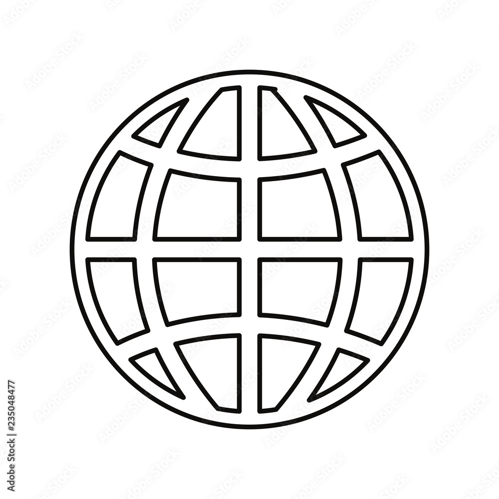 world connection on white background world connection on white background