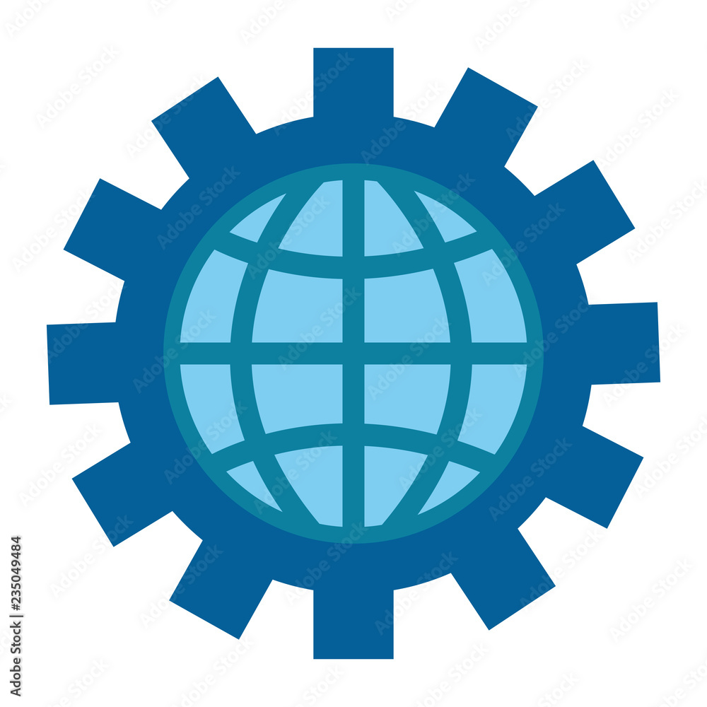 world gear work on white background world gear work on white background