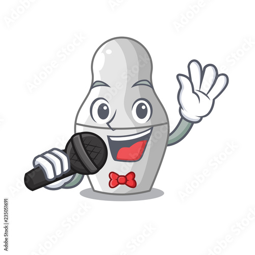 Singing cartoon nesting dolls which not painted