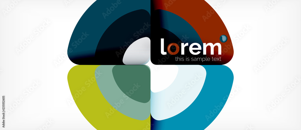 Circles and triangles geometric abstract background. Trendy abstract layout template for business or technology presentation or web brochure cover, wallpaper Circles and triangles geometric abstract background. Trendy abstract layout template for business or technology presentation or web brochure cover, wallpaper
