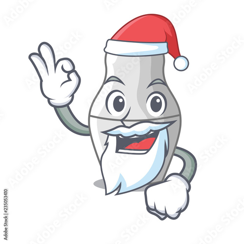 Santa nesting doll russian matryoshka on mascot