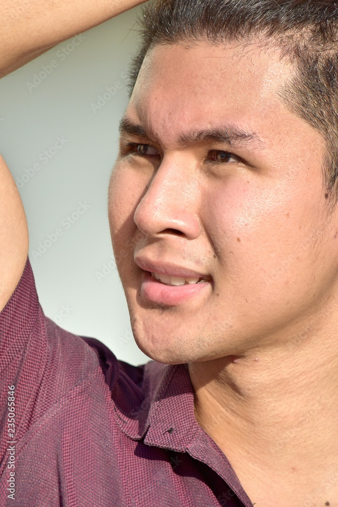 Obraz premium Male And Confusion