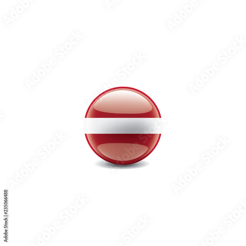 Laos flag, vector illustration on a white background Free Download Laos flag, vector illustration on a white background - GFXLoad