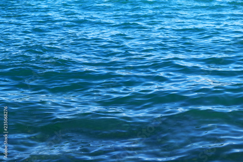 Marine background photo bright blue transparent water