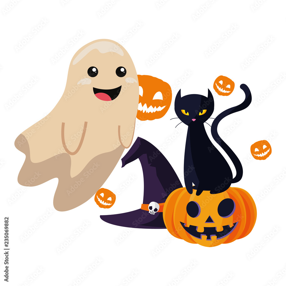 Fototapeta premium happy halloween celebration