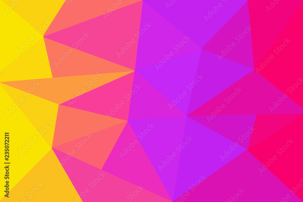 Fototapeta premium Colorful polygonal background