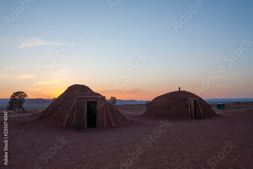 hogan at sunset photo