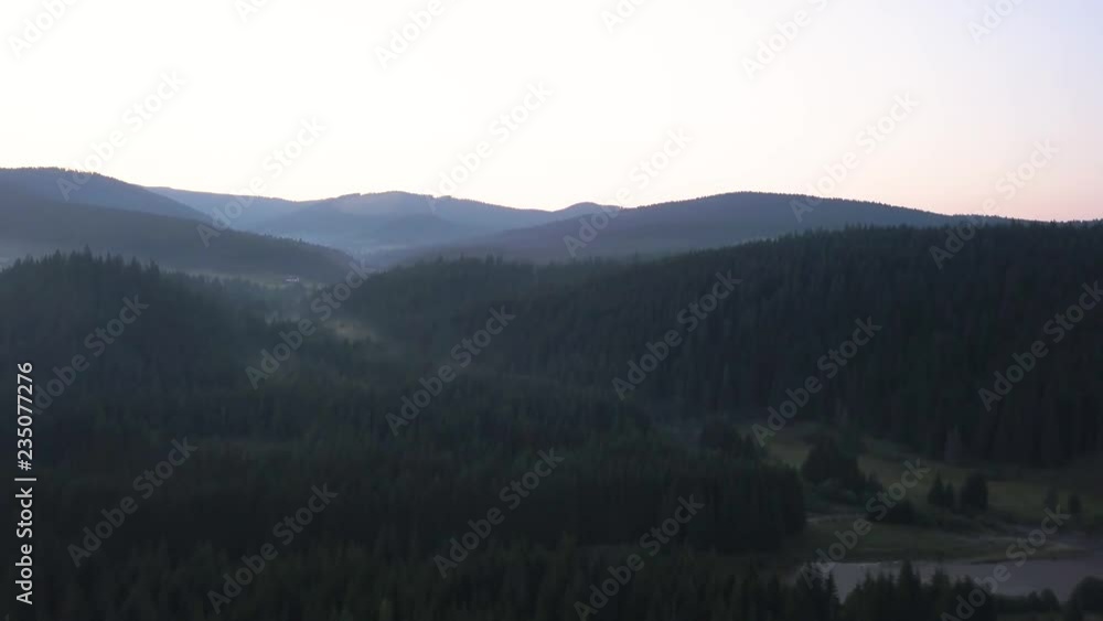 Aerial View of Inaccessible Mountain Wilderness Aerial View of Inaccessible Mountain Wilderness