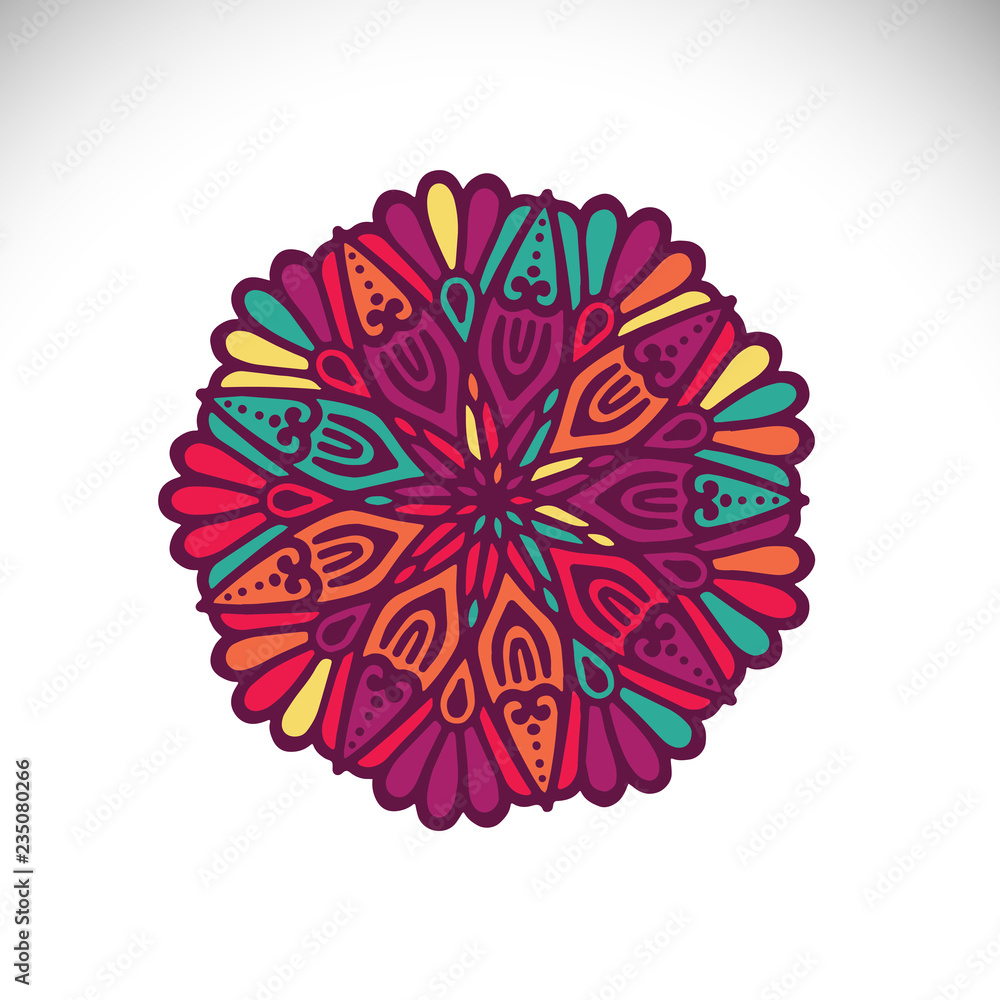 Vector indian Mandala Vector indian Mandala