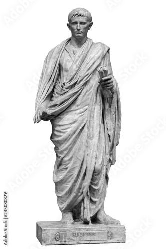 Fotografie, Obraz Caesar Octavianus Augustus roman emperor adopted son of Julius Caesar