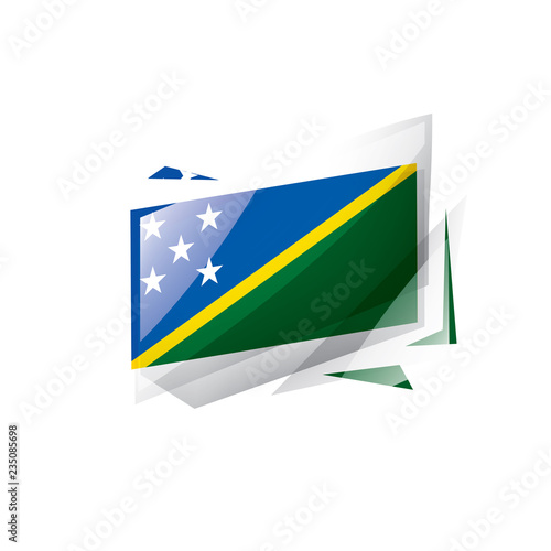 Free Download Solomon Islands flag, vector illustration on a white background - GFXLoad