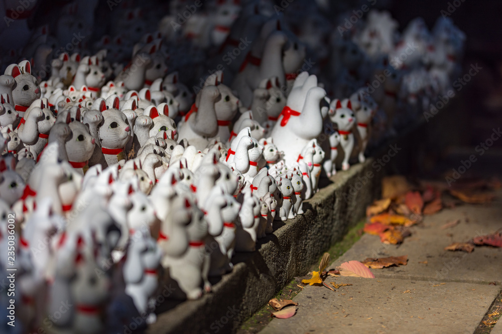 Obraz premium 豪徳寺の招き猫