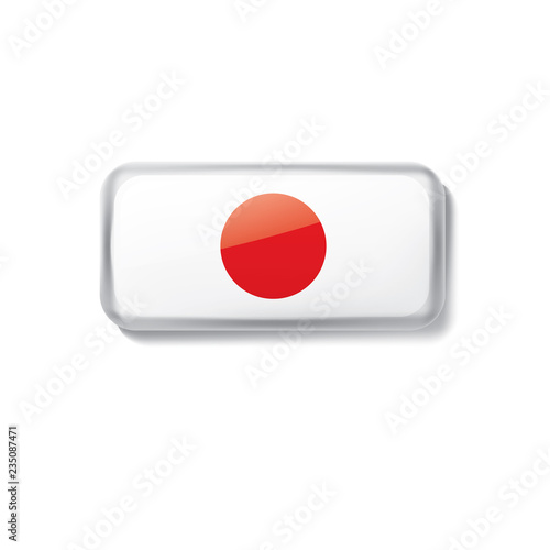 Free Download Japan flag, vector illustration on a white background - GFXLoad