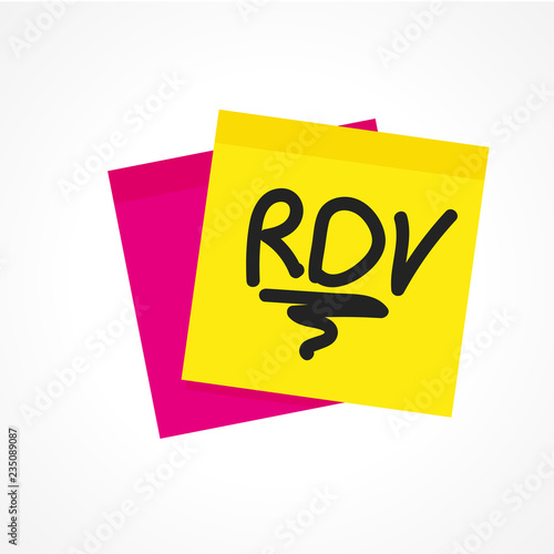 post-it, rendez-vous