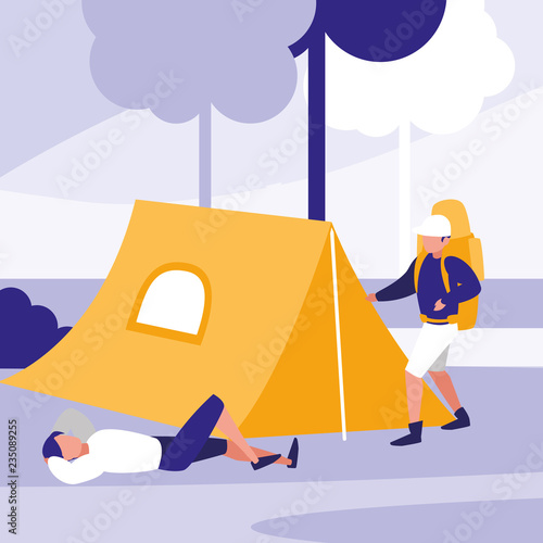 park and camping design
