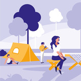 park and camping design