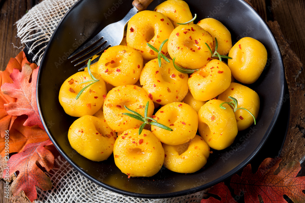 delicious autumnal dumplings with hokkaido pumpkin puree delicious autumnal dumplings with hokkaido pumpkin puree