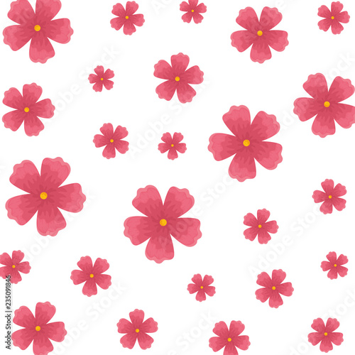 cute flowers decorative pattern