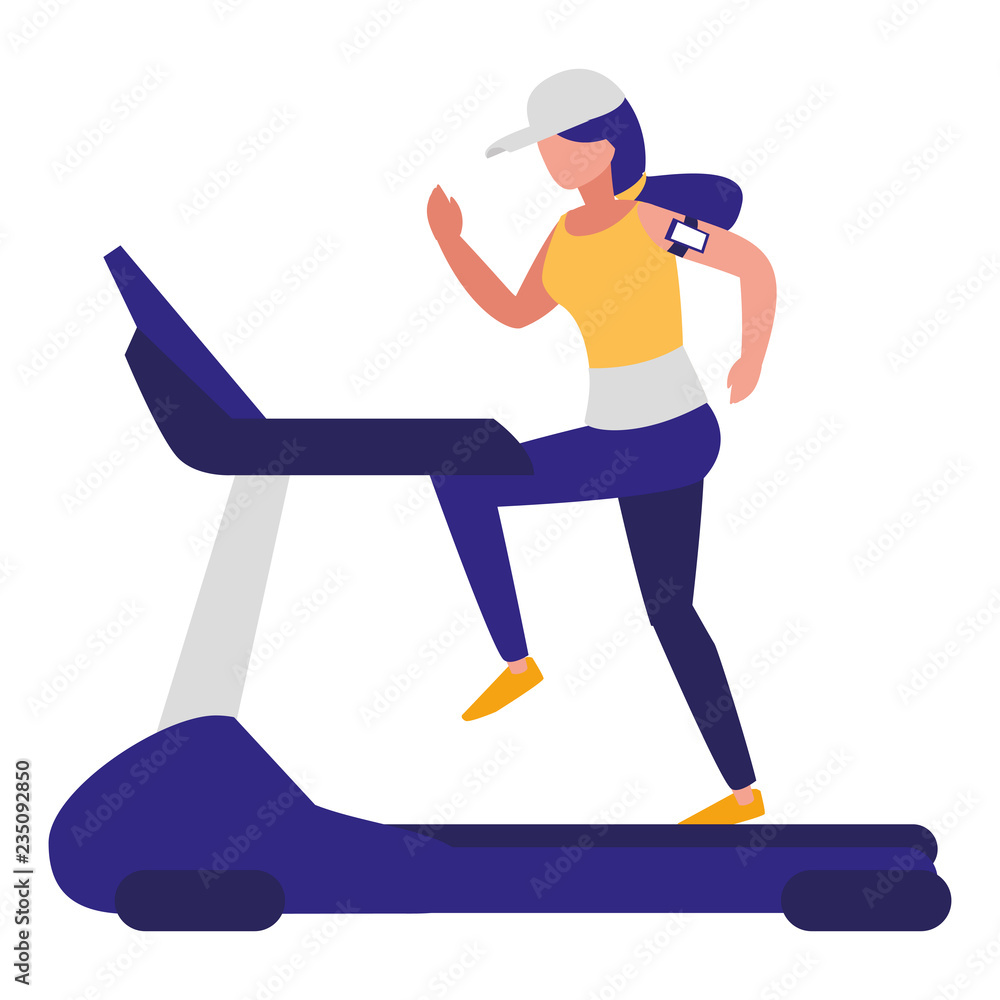 Obraz premium Treadmill machine design