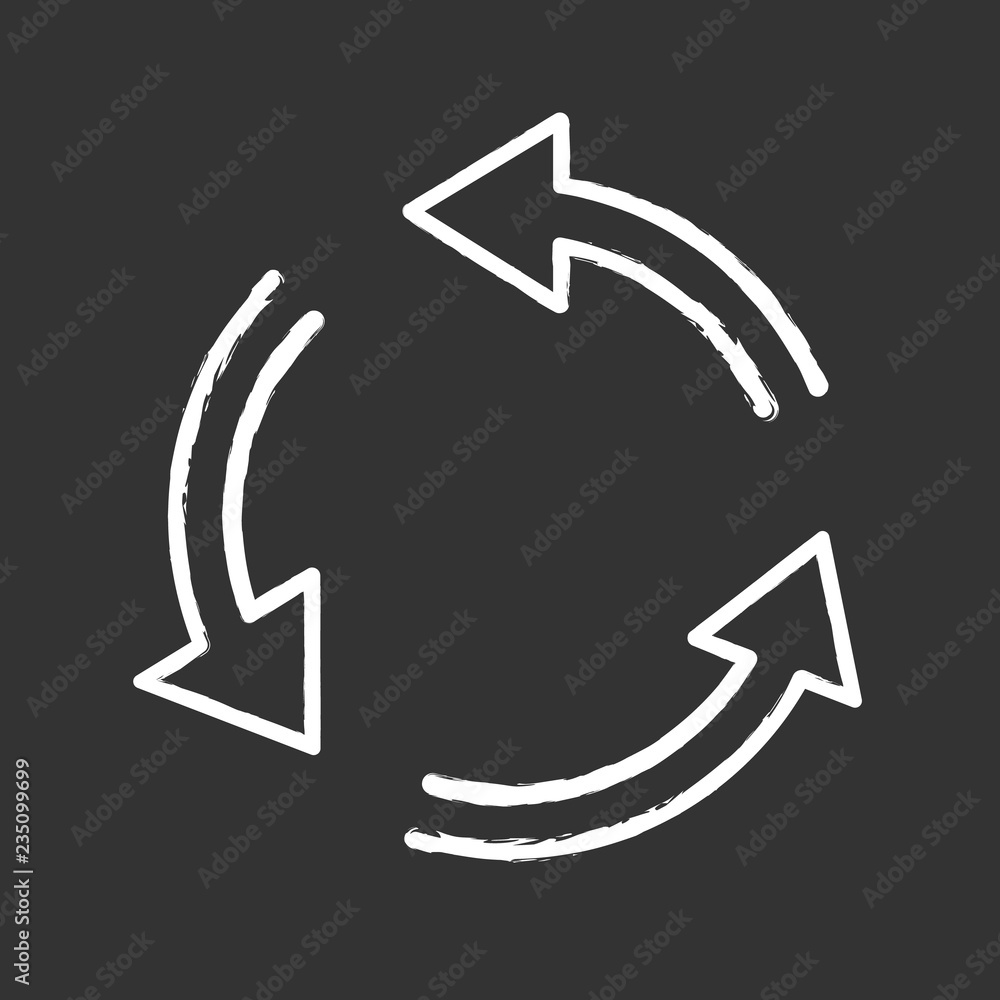 Air conditioning chalk icon Air conditioning chalk icon