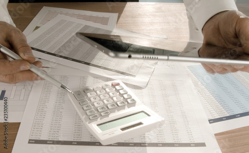 Financial Advice With Tablet