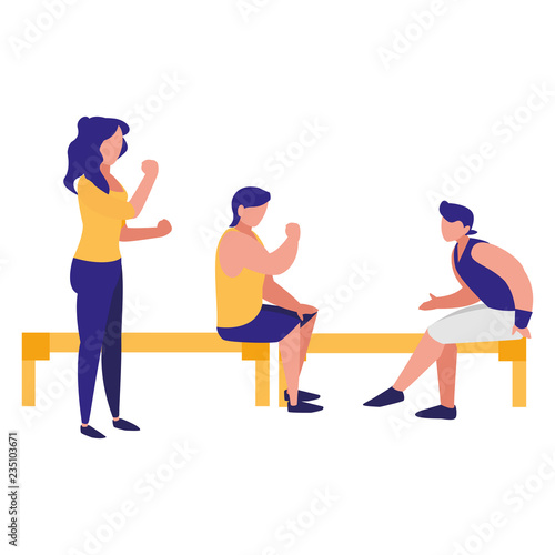 people and gym design