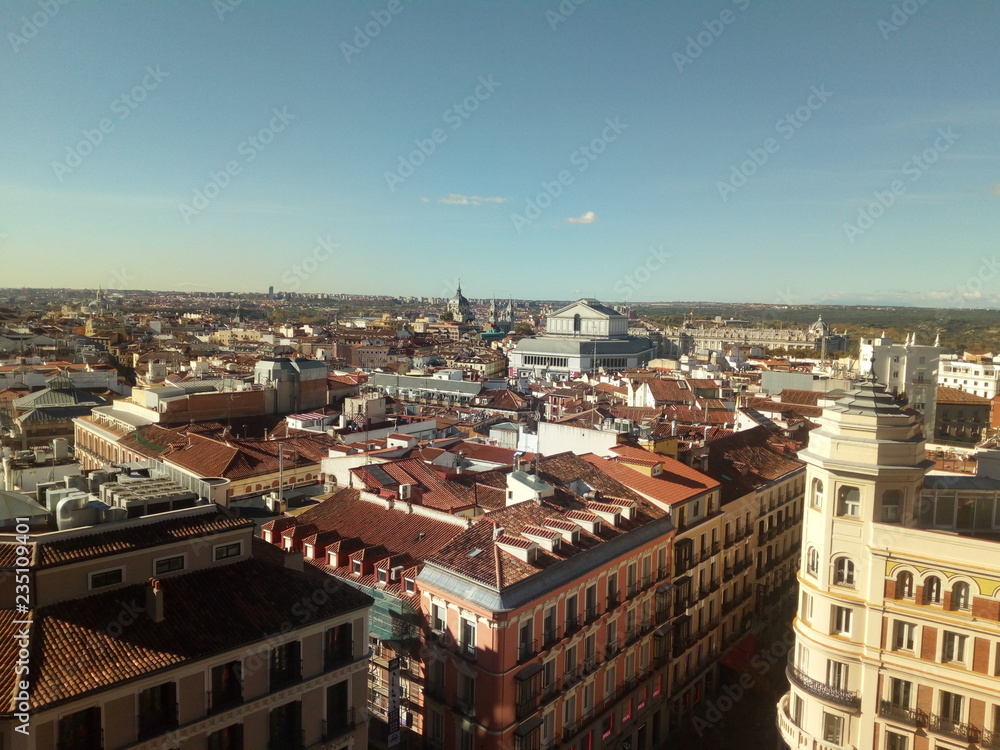 Fototapeta premium Azoteas de Madrid