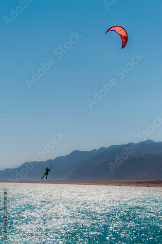 Kite surfing in Dahab Egypt