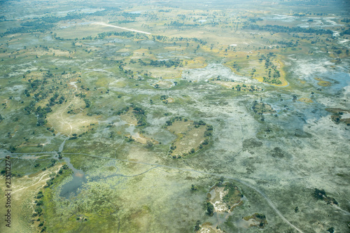 Okavango Delta aus der Luft