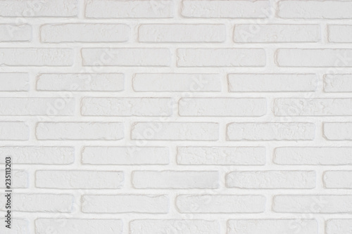  Closeup white brick texture background