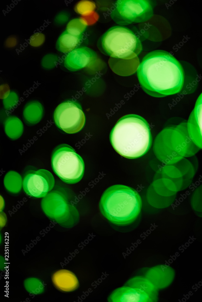 Christmas light background with blurred bokeh. Christmas light background with blurred bokeh.