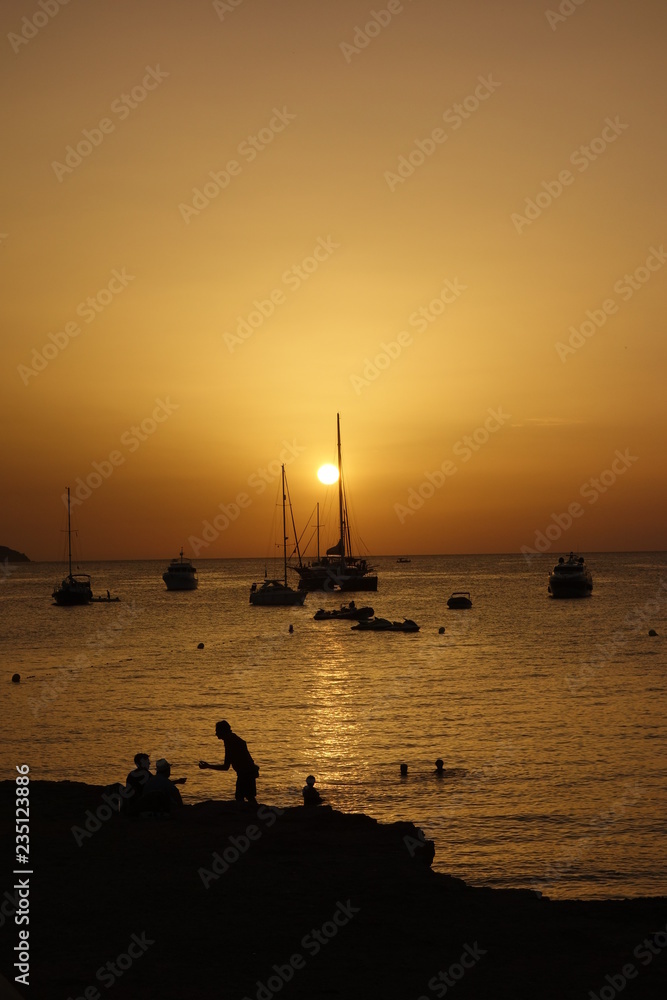 Fototapeta premium Ibiza Sunset