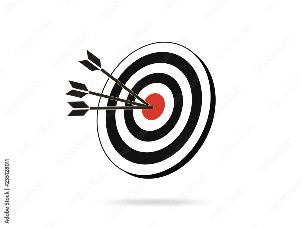 Target icon . Vector illustration