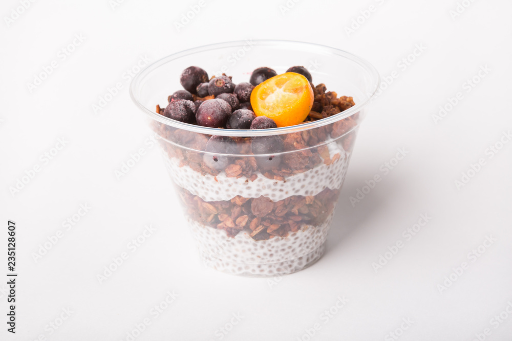 Chia based organic raw breakfast Chia based organic raw breakfast