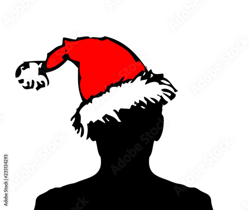 Hipster Weihnachtsmann