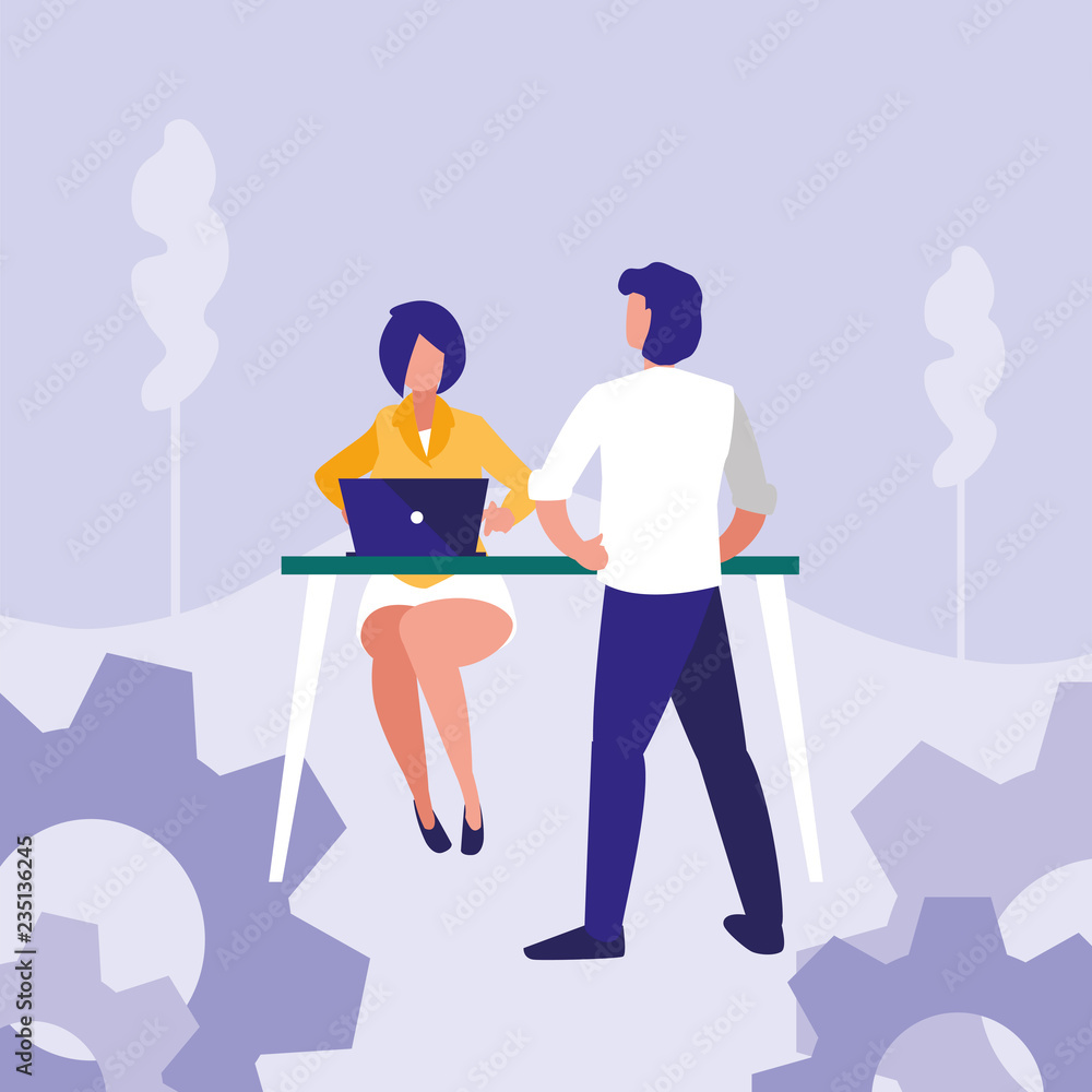 Corporate businesspeople design Corporate businesspeople design