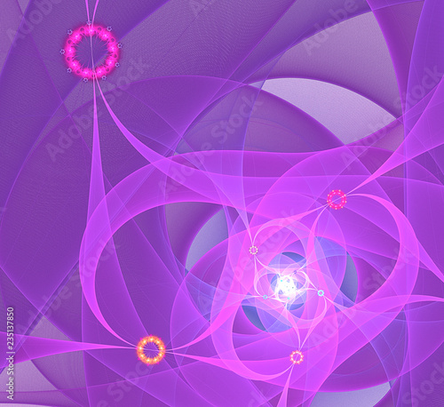 Computer Generated Inimitable Unique Sacred Fractal Image