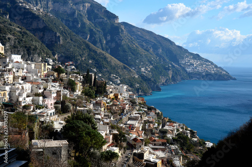 The beauty of the Amalfi coast in Italy