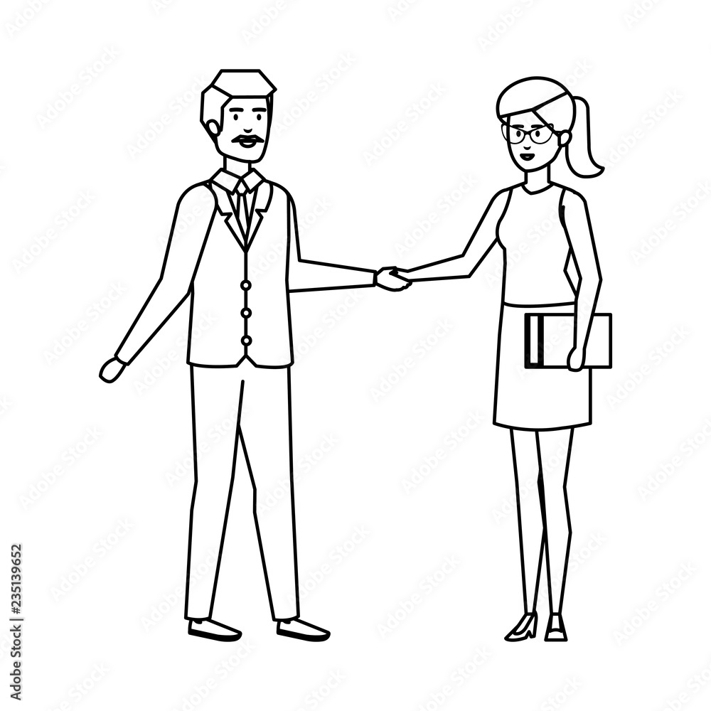 young couple avatars characters young couple avatars characters