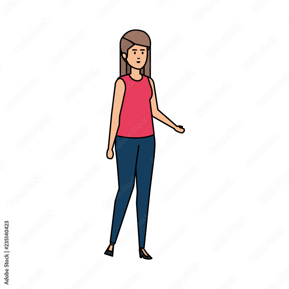 beautiful woman avatar character beautiful woman avatar character