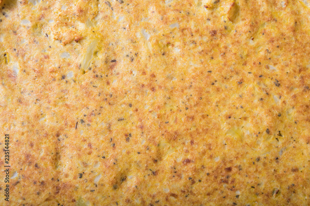 Blose up of cauliflower crust pizza for background Blose up of cauliflower crust pizza for background