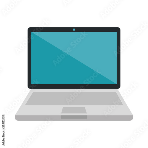 laptop computer isolated icon